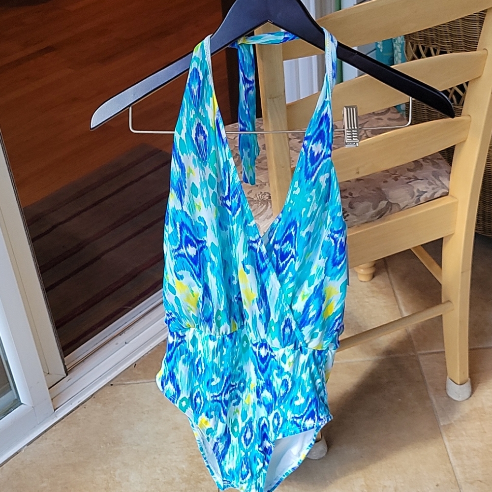 La blanca teal 3 way one piece suit 10